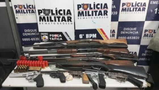 For As Policiais De Mt Apreenderam Mais De Mil Armas De Fogo Ilegais