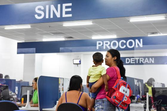 O Sine conta com 34 postos do Sine instalados em 31 municípios do Estado