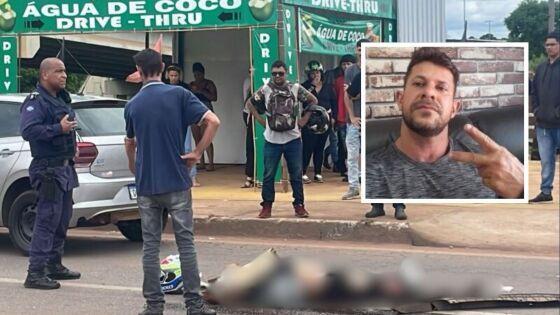 A vítima foi arremessada da motocicleta, que parou a cerca de alguns metros do local da colisão , e morreu na hora