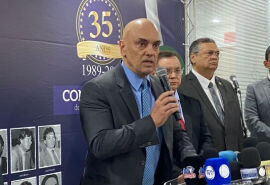 Em Cuiabá, Alexandre de Moraes defende regulamentar as redes sociais no Brasil