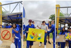 Nova Mutum: Escola Virgílio Corrêa Filho realiza campanha contra Violência na Escola 