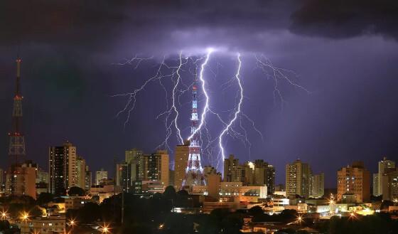 Previsão meteorológica prevê mais temporais em todo o estado.