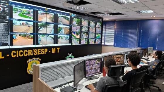Centro de Comando e Controle da SESP-MT